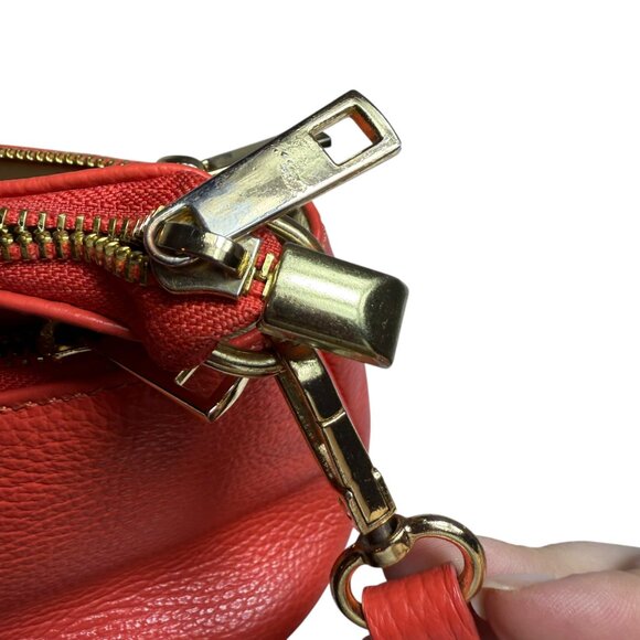 Divina Firenze Red Leather Crossbody Bag - Picture 13 of 13